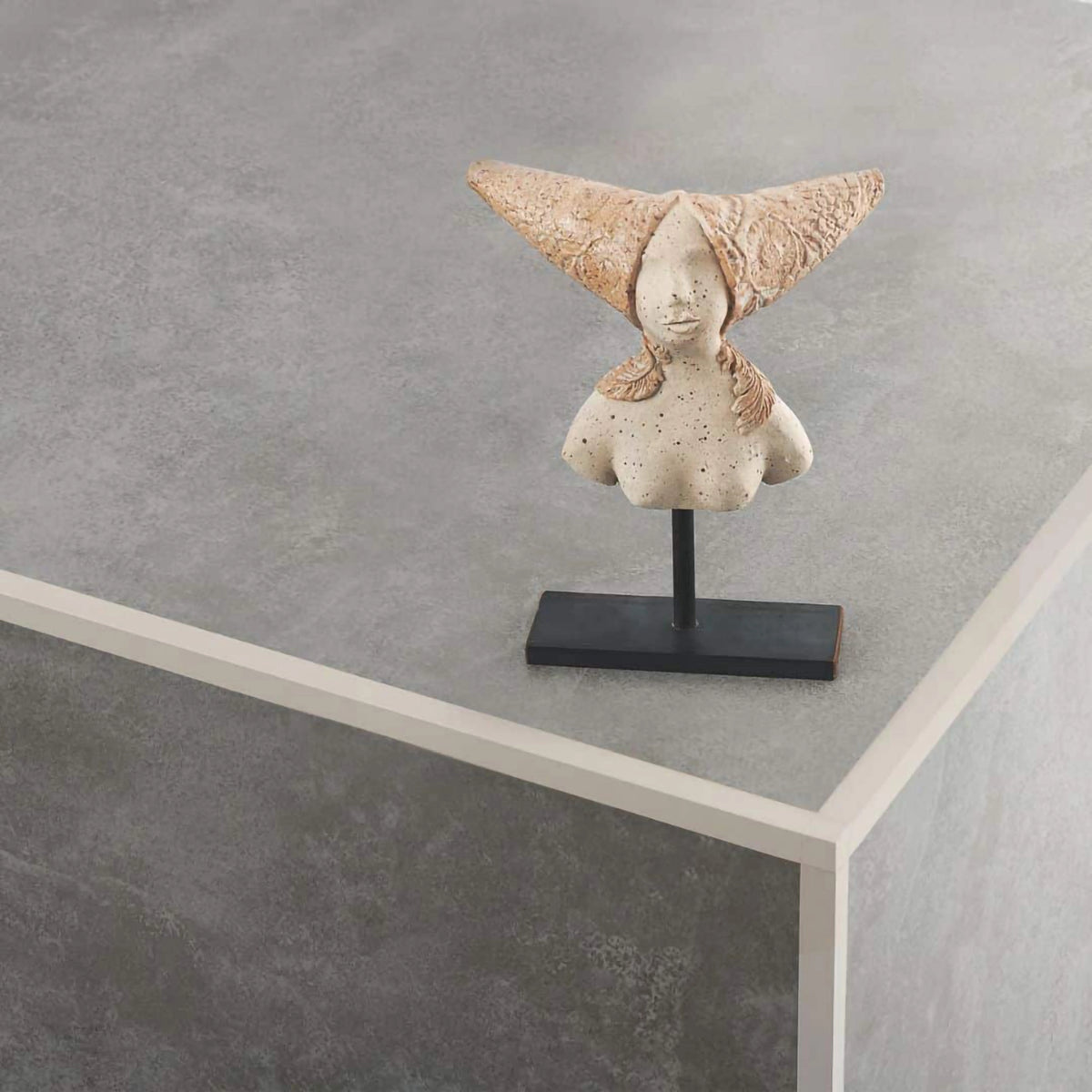 Ambientebild Quadratprofil 'Diamant' Aluminium sand