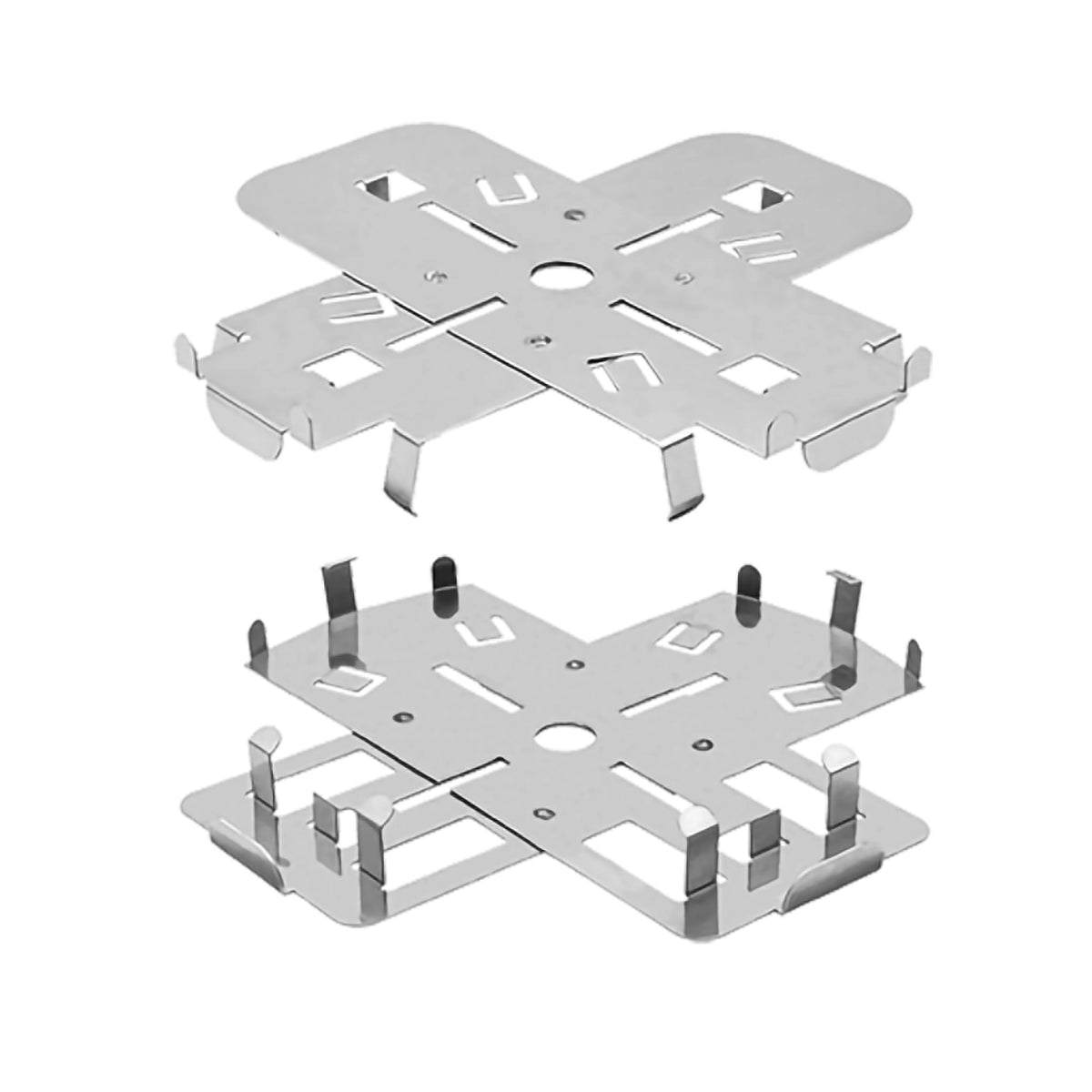 Halteclips Eckanschluss aus Edelstahl zum Fixieren von 20mm Platten