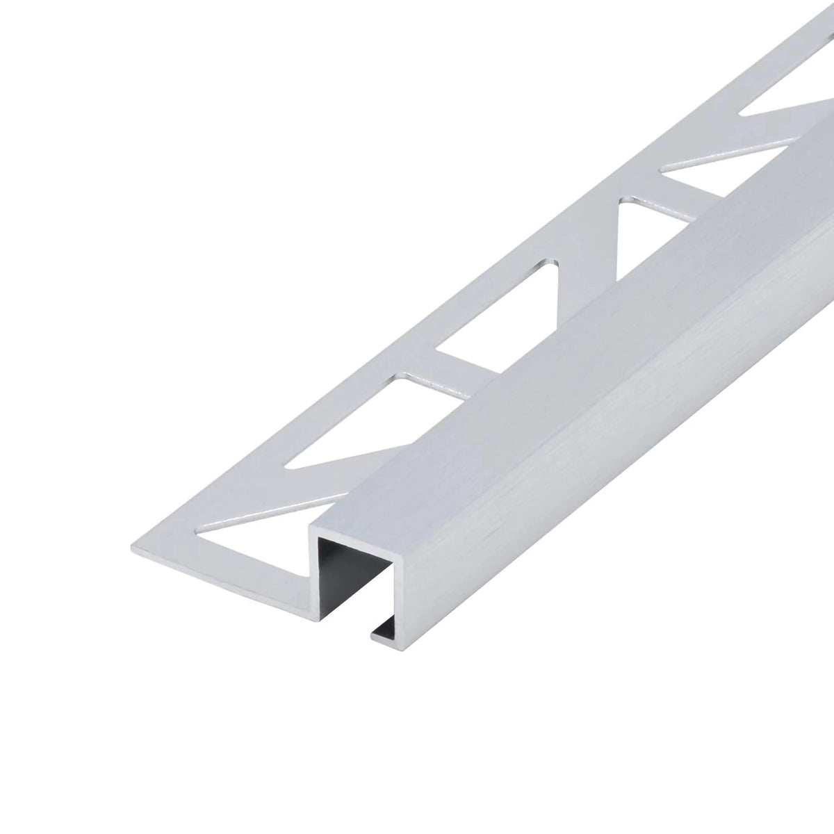 DURAL Quadratprofil Aluminium silber (gebürstet)