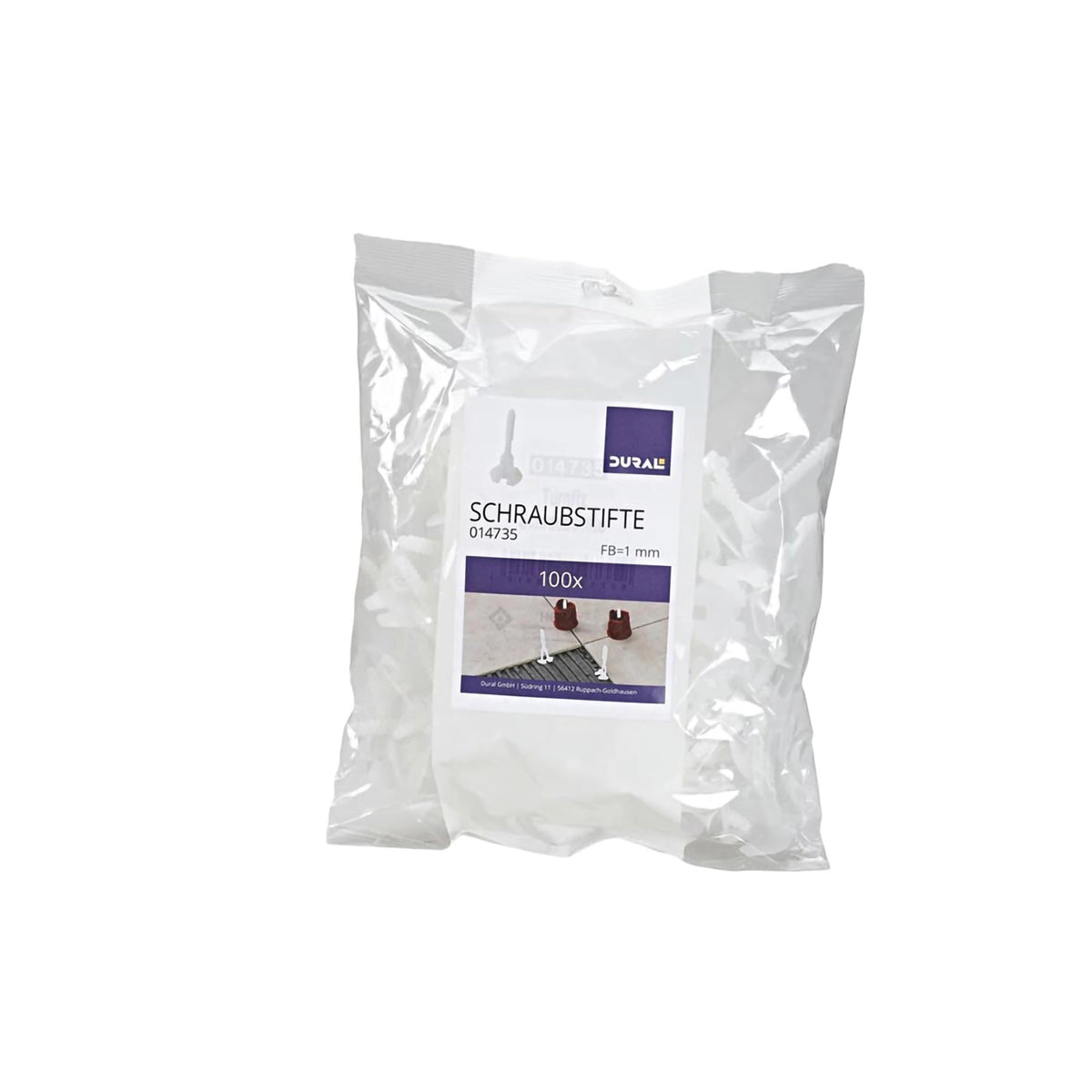 DURAL Turnfix Schraubstifte im Beutel mit 100 Stück