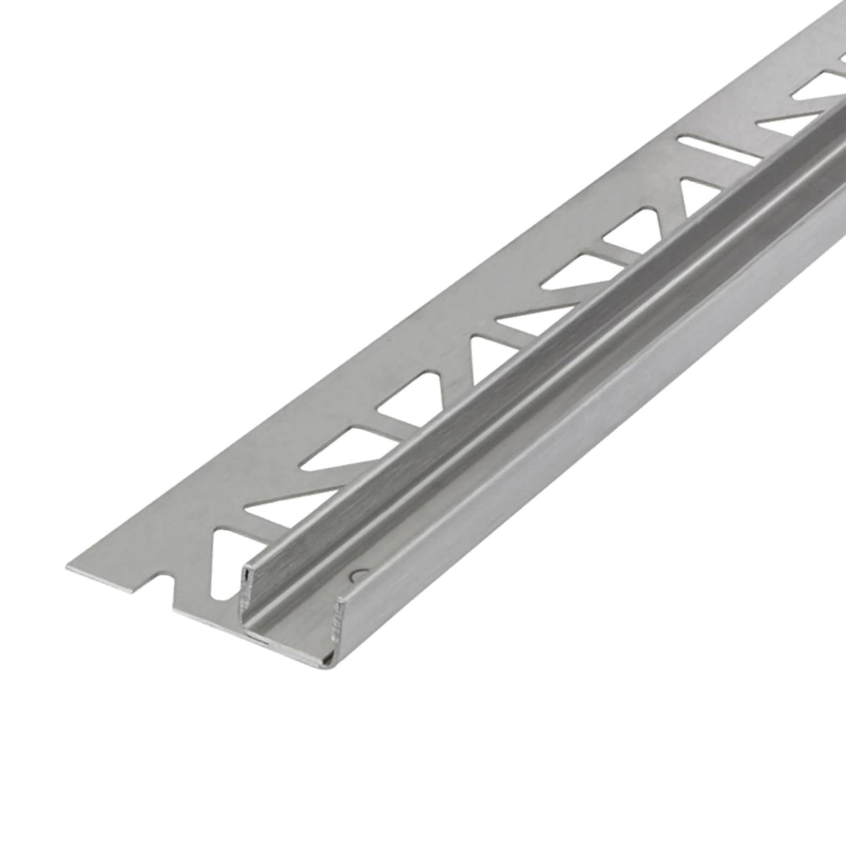 DURAL U-Profil zur Glasaufnahme mit dreieckig gelochtem Schenkel