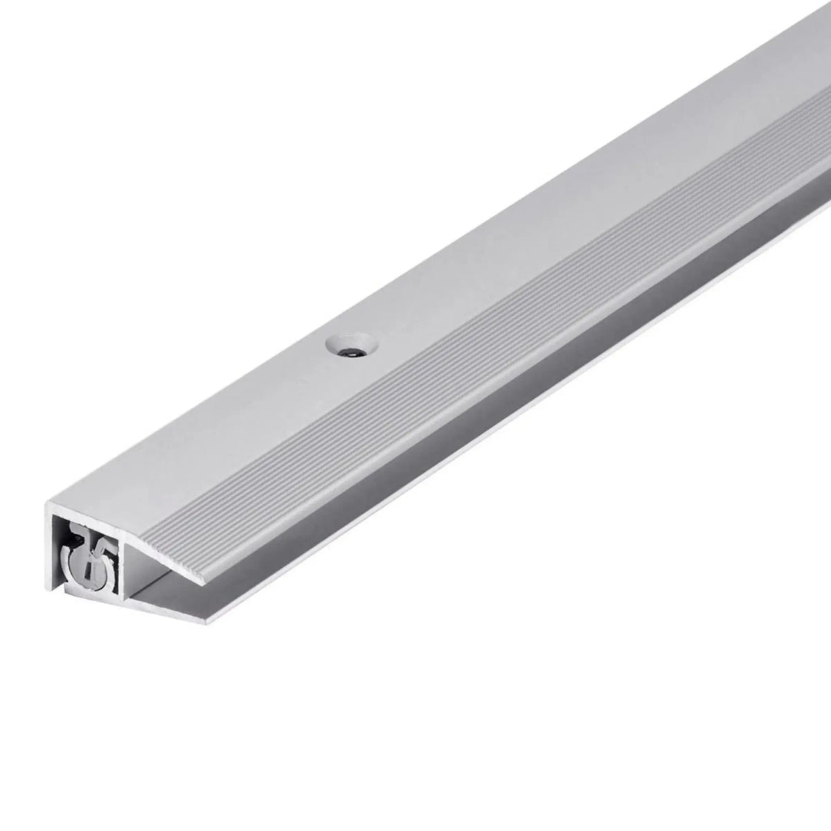 DURAL Abschlussprofil TRIFLOOR silber mit sichtbaren Schrauben