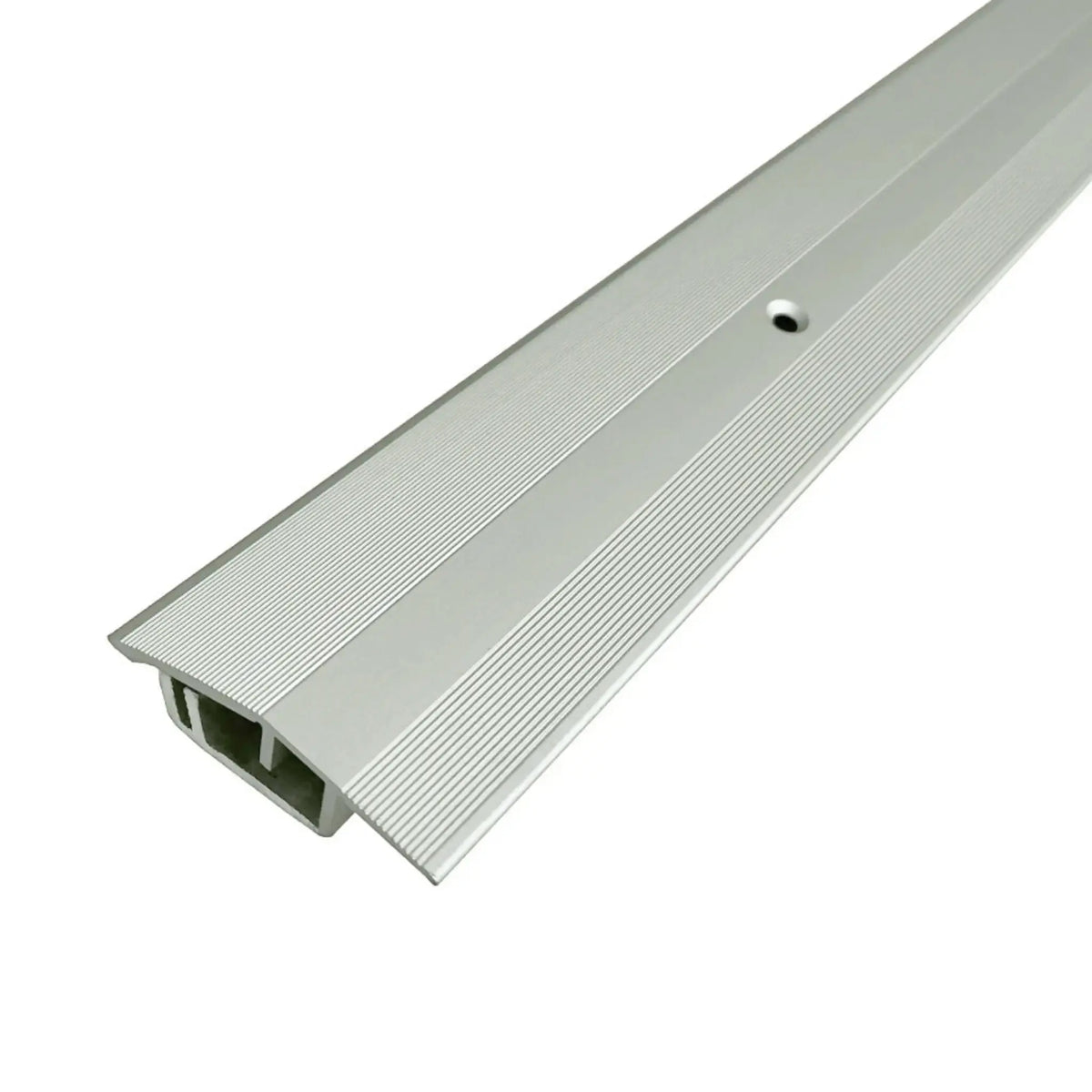 DURAL Anpassungsprofil DUOFLOOR silber mit sichtbaren Schrauben