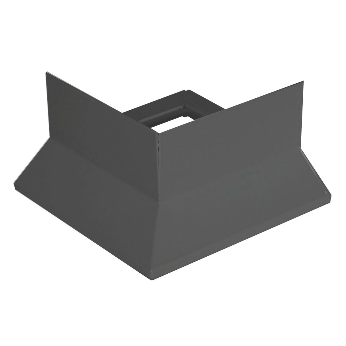 Eckstück Balkonprofil Splitt + Kies anthrazit beschichtet