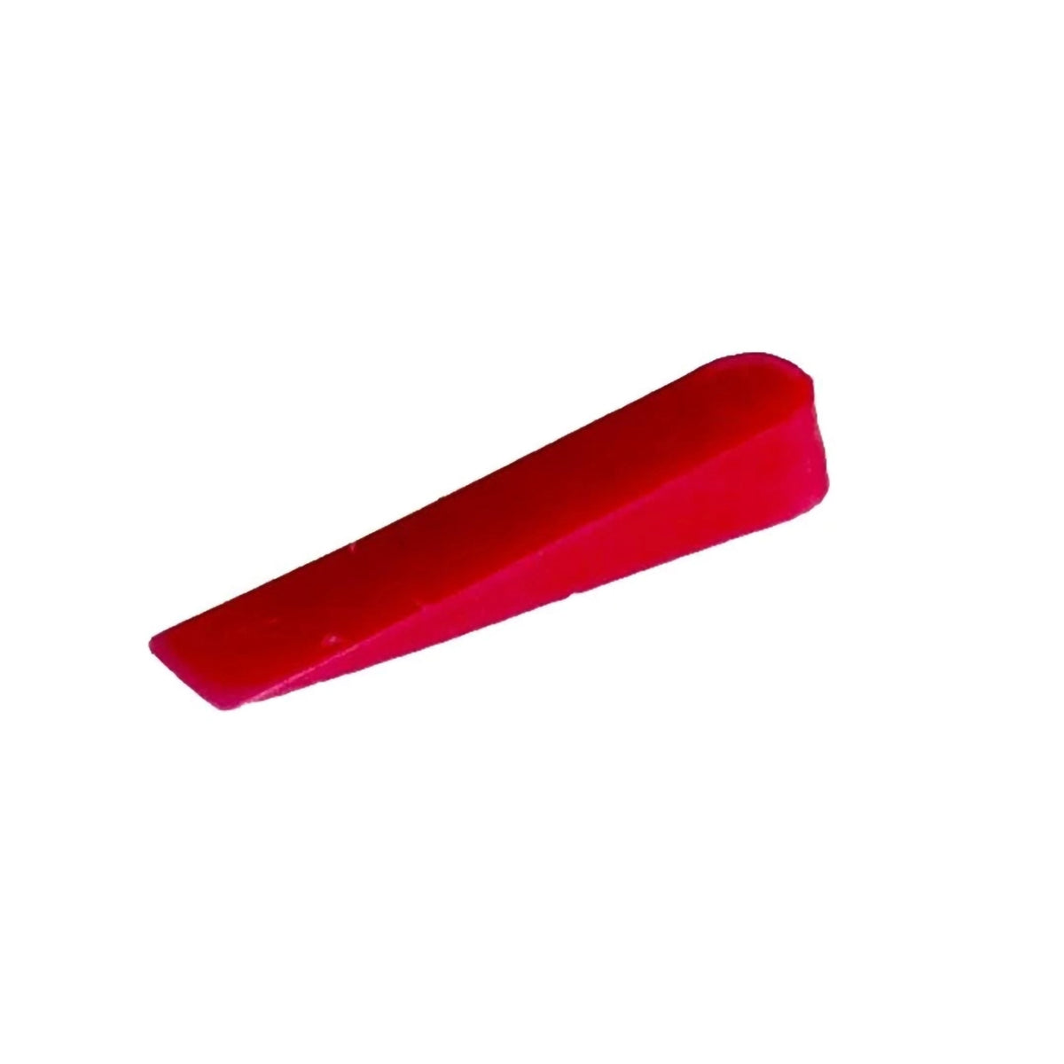 Roter Fliesenkeil zur Nivellierung