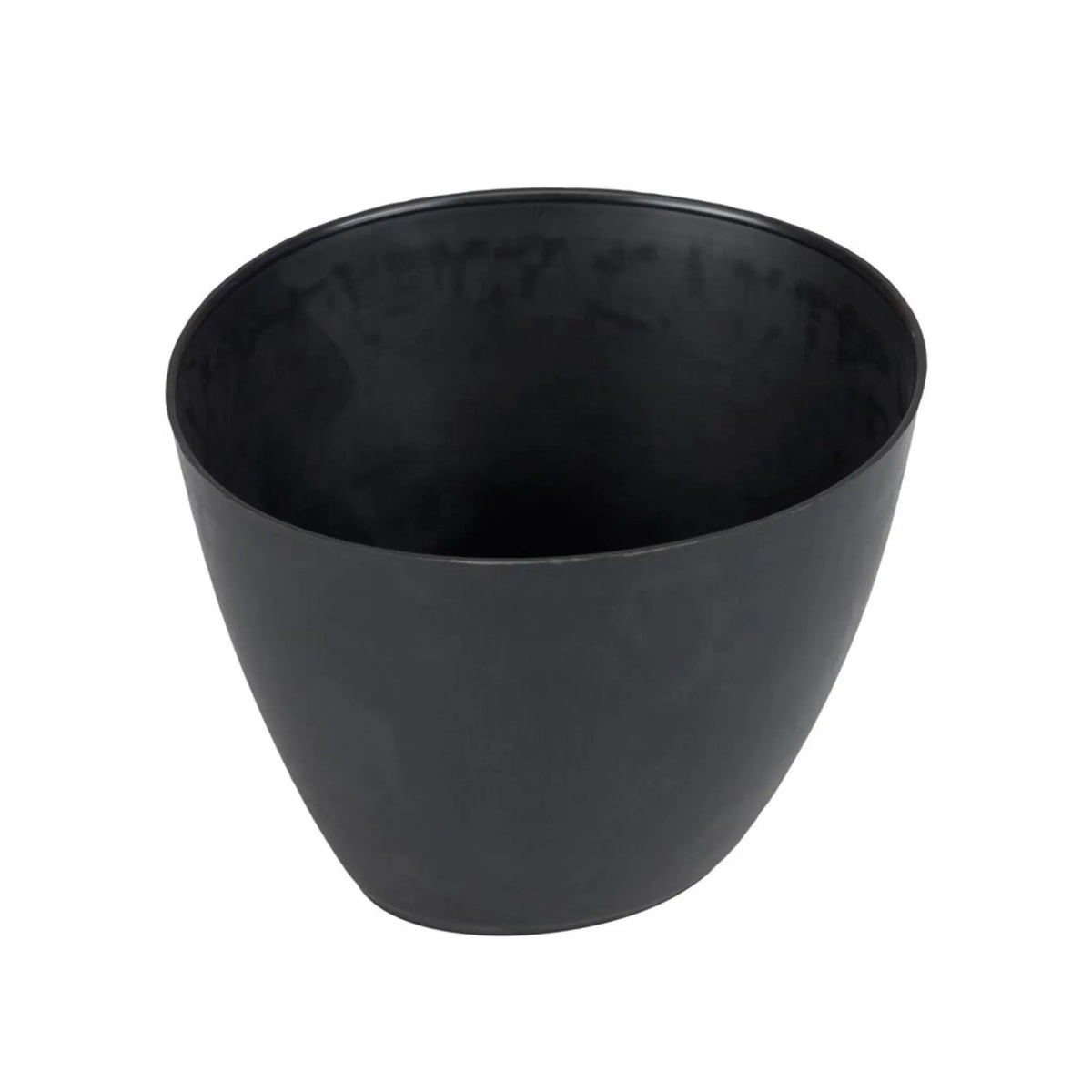 Schwarzer Gipsbecher konisch geformt