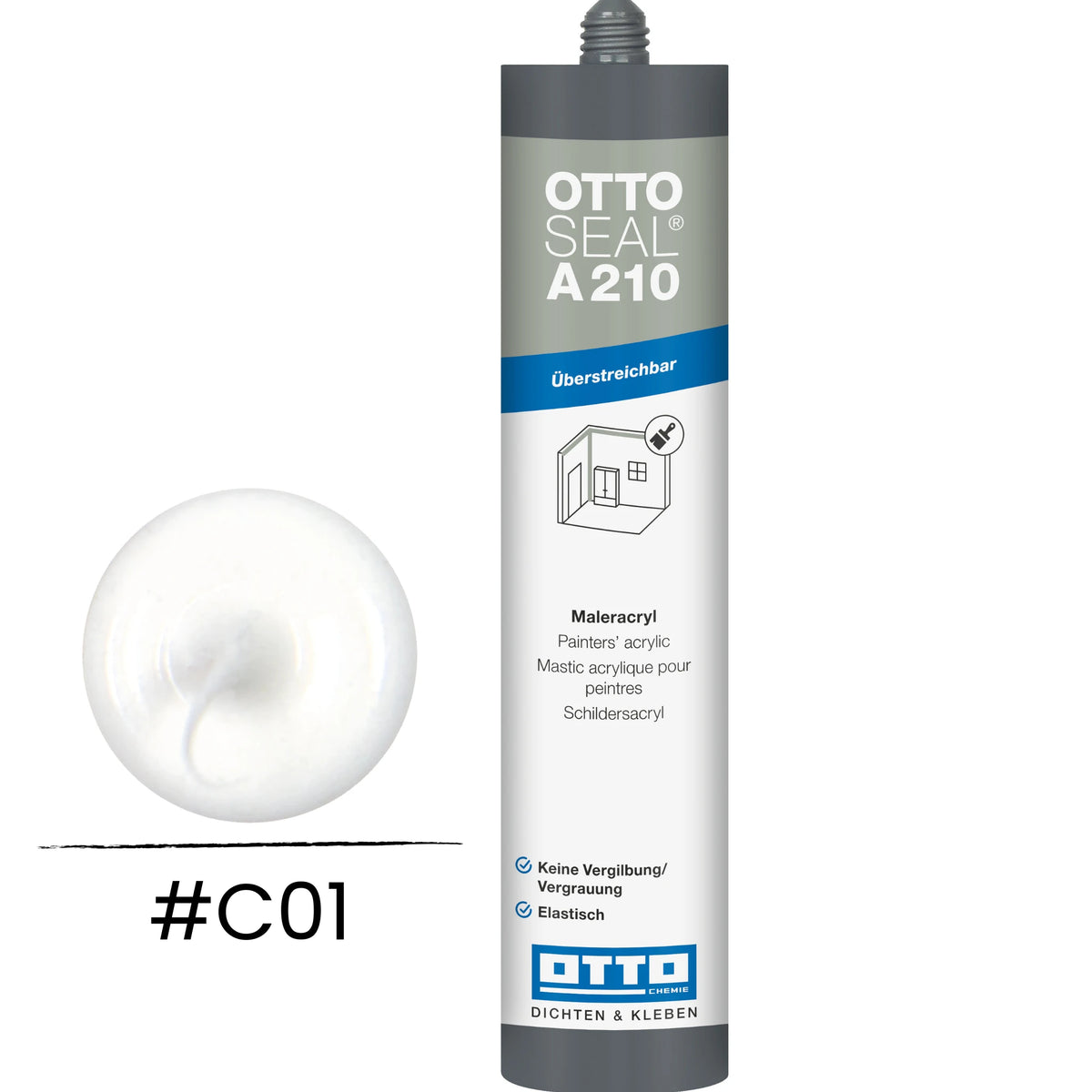 Kartusche OTTOSEAL A 210 Farbe weiß C01