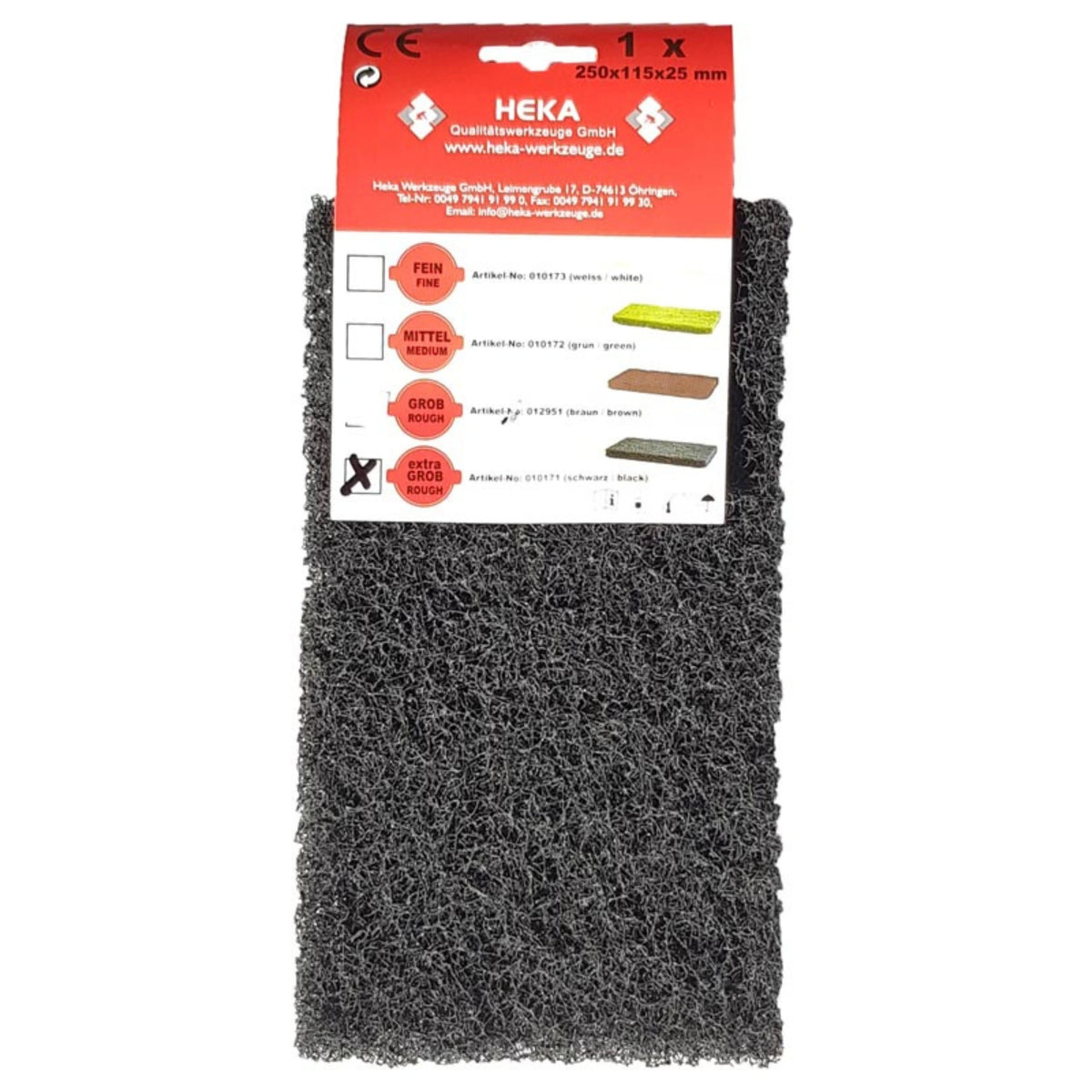 Padbrettbelag grob, schwarz #A0003070