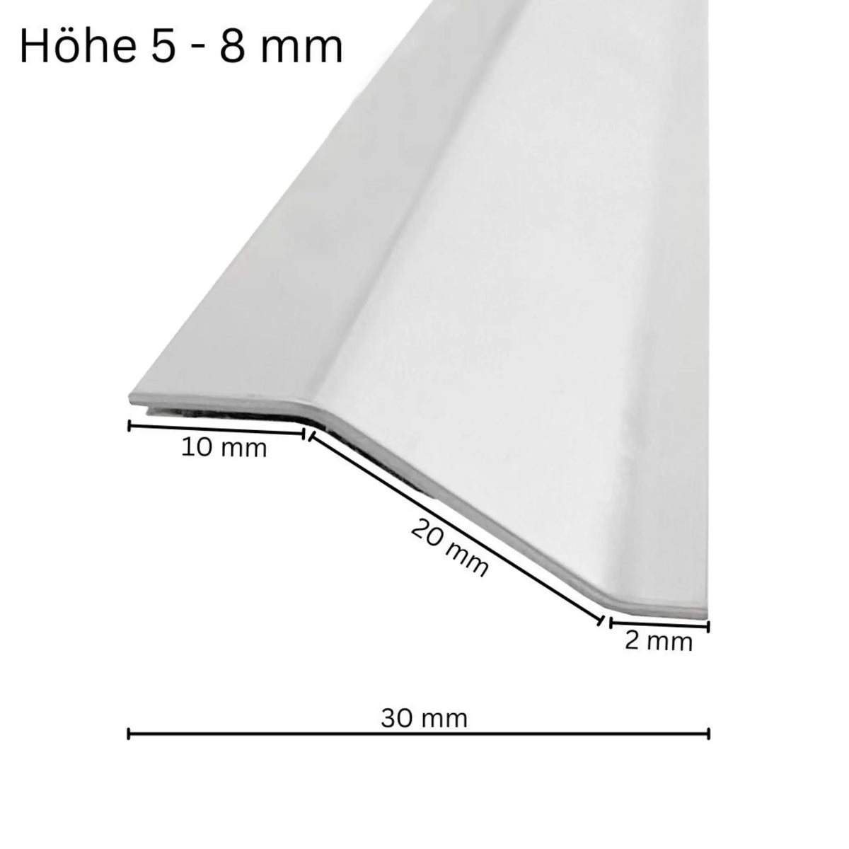 Zeichnung Rampenprofil kleine Variante bemaßt #A0002977