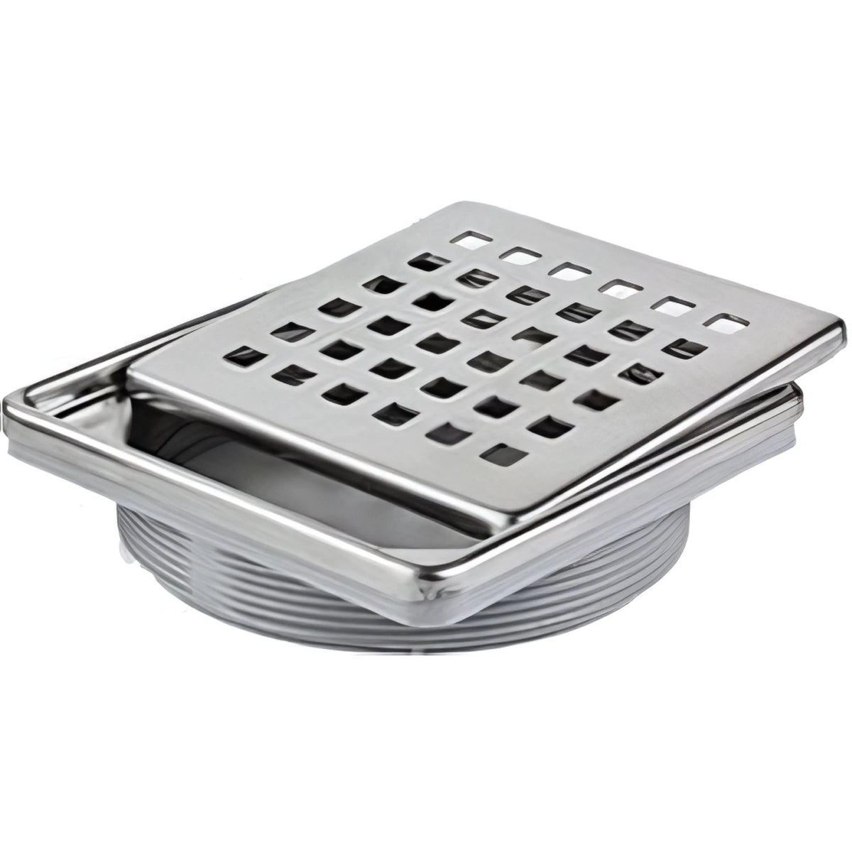 Rost mit Square Muster und Gewindeadapter