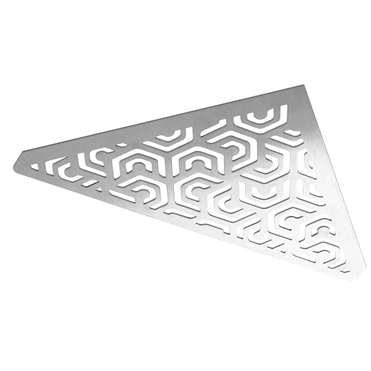 TI-SHELF Dreieckige Edelstahlablage PENTA Optik #A0004346