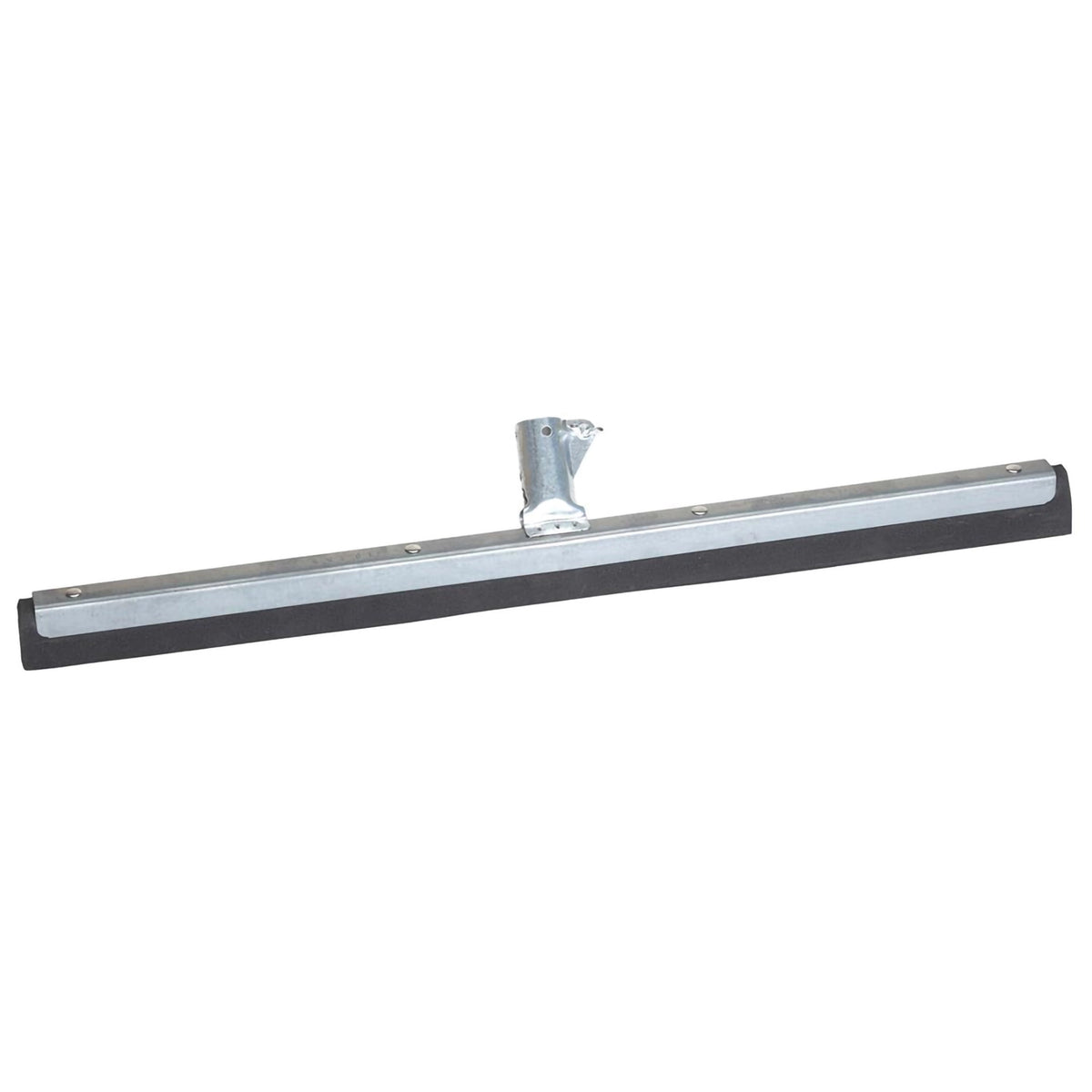 Wasserschieber aus verzinktem Blech und schwarzer Gummilippe