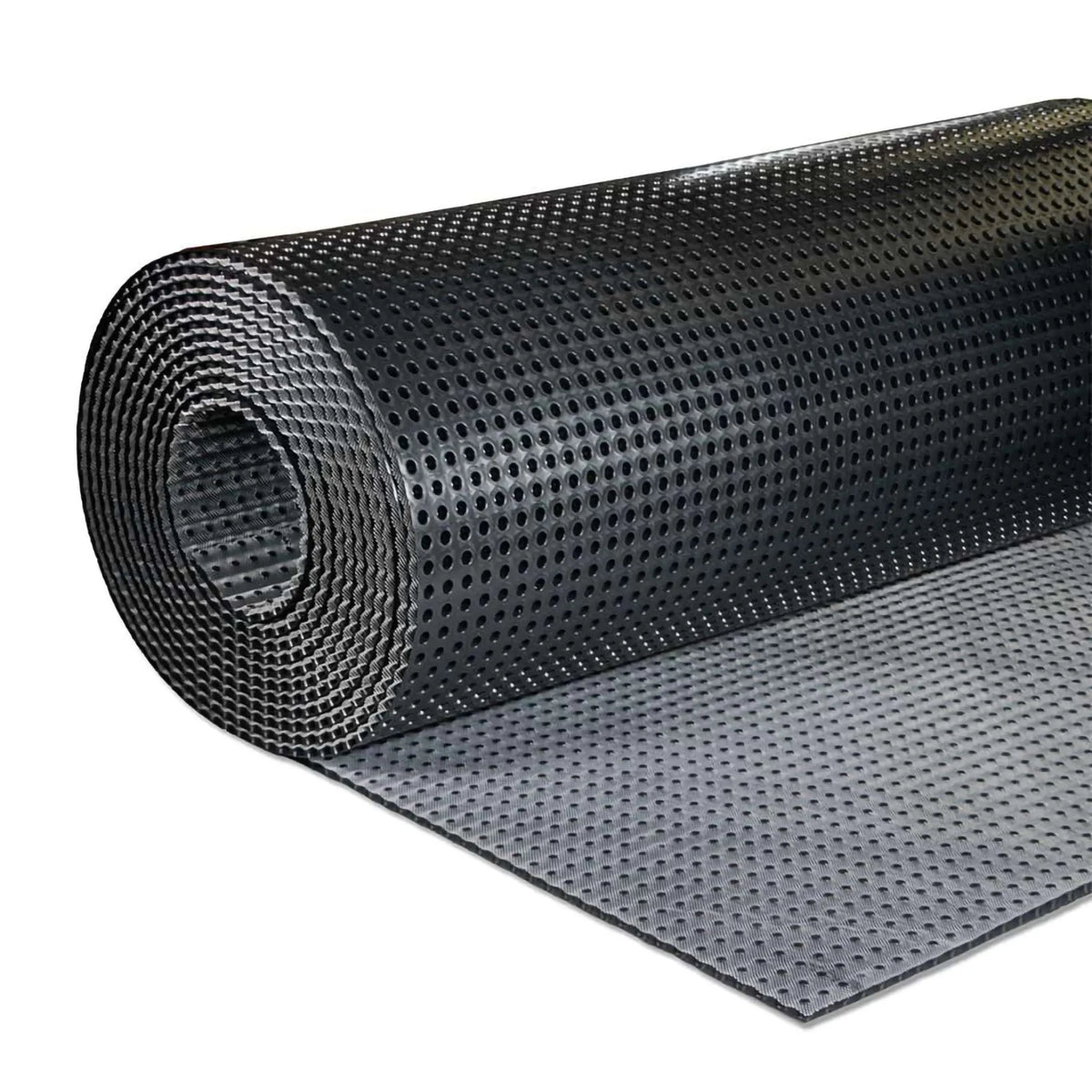 Ganze Rolle DURAL Drainagematte DR100++ mit runden Noppen leicht ausgetollt