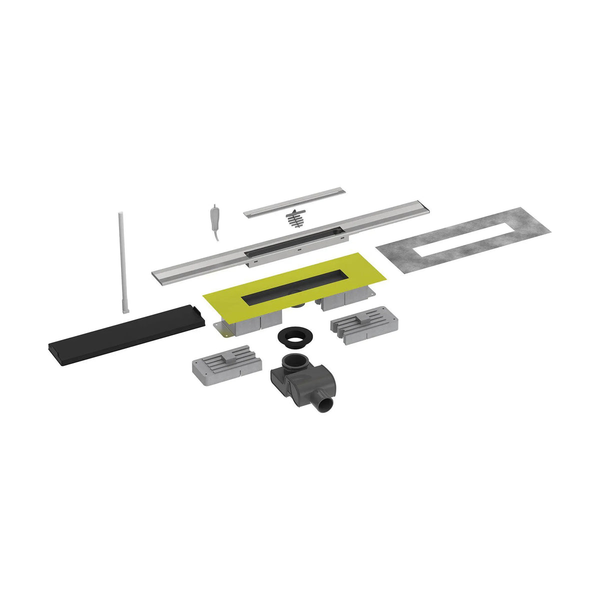 Kürzbares Duschrinnen Komplettset mit 101mm Einbauhöhe in Einzelteilen
#A0005338
#A0005339
#A0005340
#A0005344
#A0005345
#A0005346
#A0005350
#A0005351
#A0005352