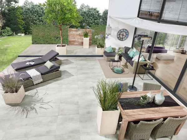 Tegels buiten leggen