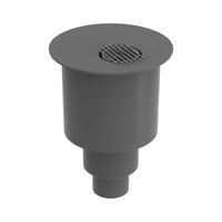 Senkrechter Ablauf für kürzbare Duschrinnen