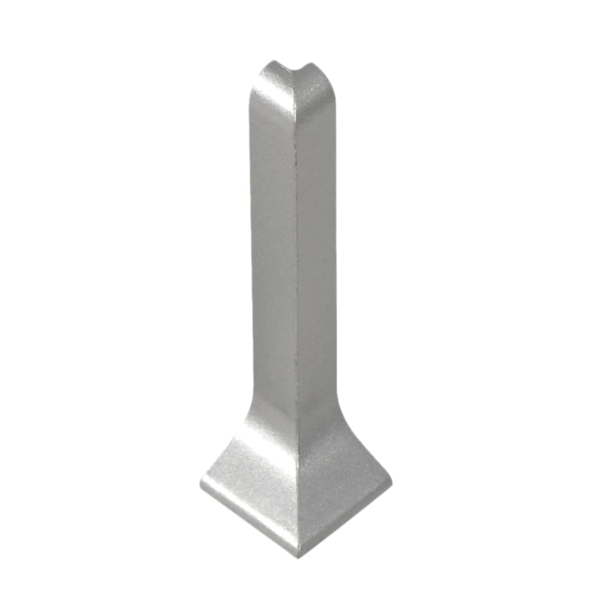Außenecke Sockelleiste silber (matt) - 40 mm