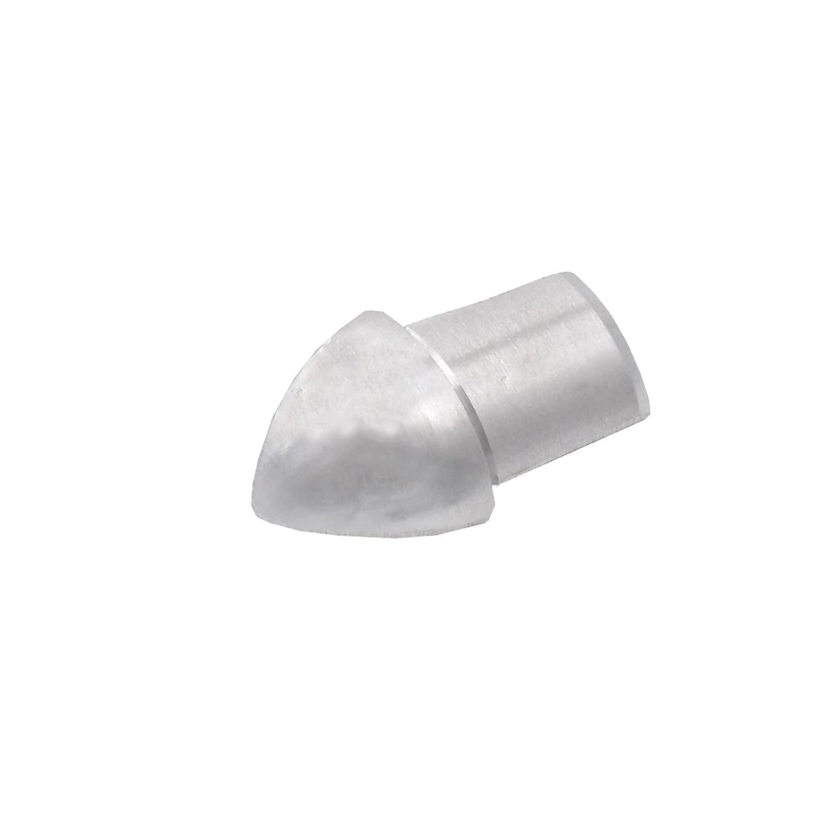 Außenecke für Edelstahlprofil natur - 6 mm