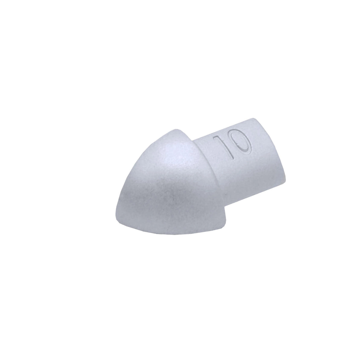 Außenecken für Aluprofile silber (matt) - 6 mm