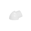 Outside corners for aluminum profiles white - 6 mm