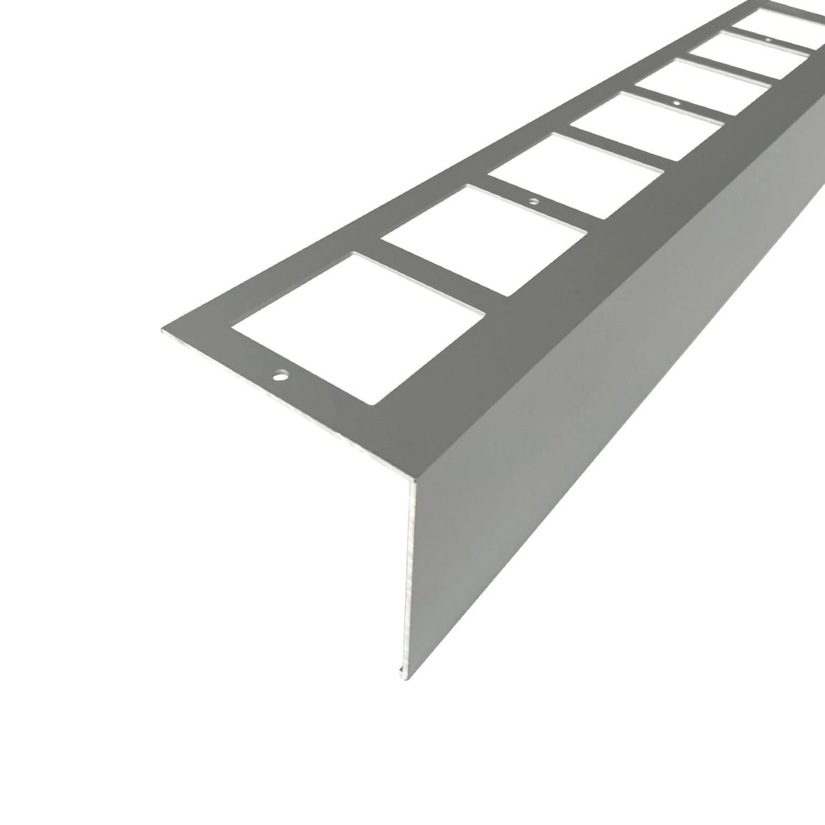 Balkonprofil L-Form Aluminium silber - 55 mm