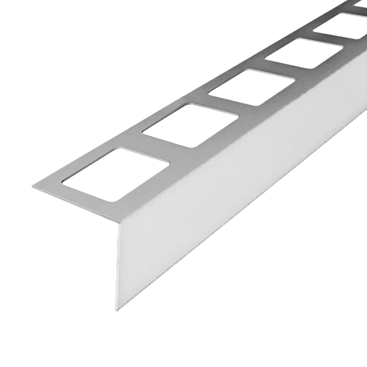 Balkonprofil L-Form Edelstahl natur - 55 mm