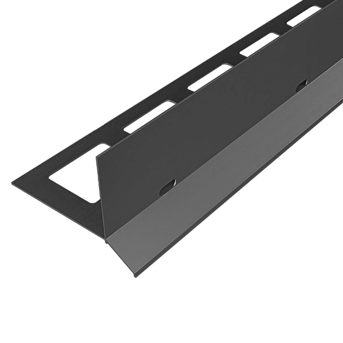 Balkonprofil Y-Form Splitt und Kies anthrazit - 53 mm