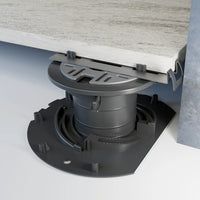 Ambientebild eines Edelstahlclips für Stelzlager Wandanschluss