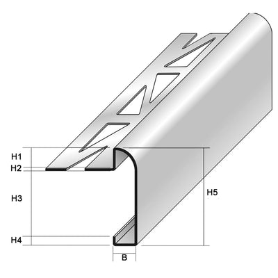 DURAL Werkbladprofiel titanium - Ansicht 2