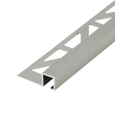 DURAL vierkant profiel aluminium titanium (geborsteld)