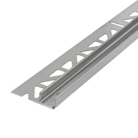 DURAL U-Profil zur Glasaufnahme mit dreieckig gelochtem Schenkel