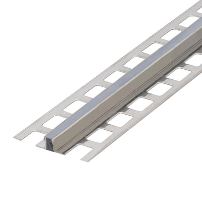 Dilatatievoegprofiel van roestvrij staal met EPDM inzetstuk