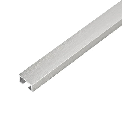 Decoratief profiel aluminium geborsteld zilver