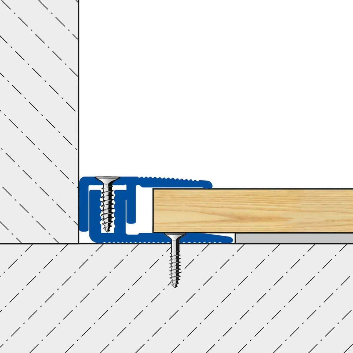 Zeichnung DURAL Abschlussprofil DUOFLOOR