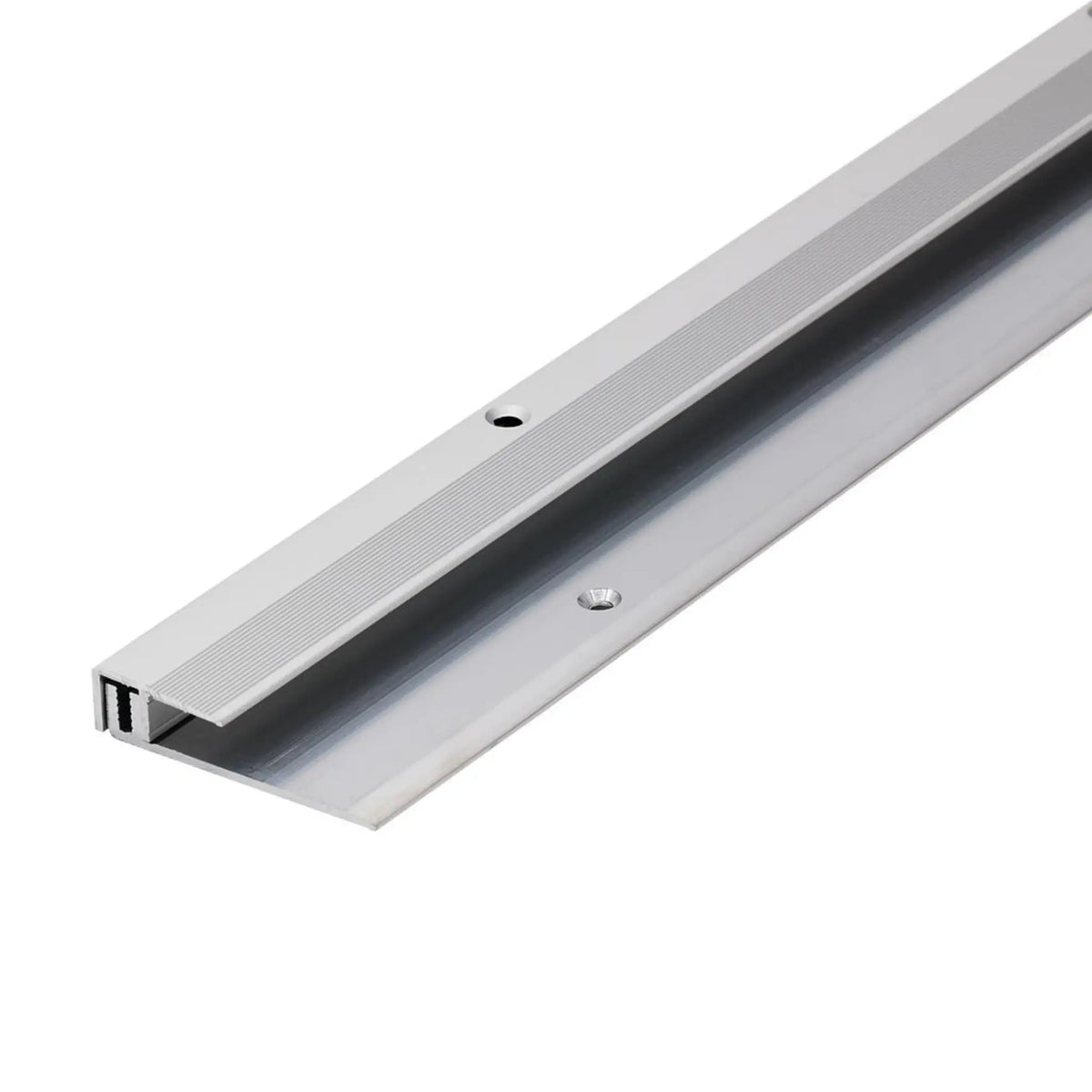 DURAL Abschlussprofil DUOFLOOR silber mit sichtbaren Schrauben