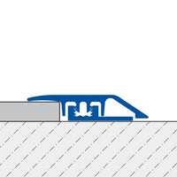 DURAL Aanpassingsprofiel SNAP LVT zilver