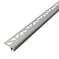 DURAL LED Treppenprofil Florentiner silber mit dreieckig gestanztem Schenkel