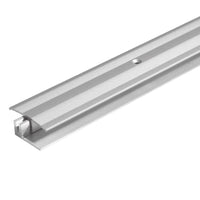 DURAL Übergangsprofil DUOFLOOR silber mit sichtbaren Bohrungen