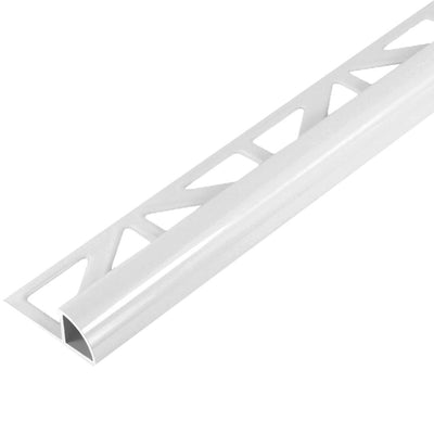 DURAL kwartrond profiel aluminium wit