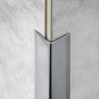 Ambientebild Eckschutzwinkel 3x gekantet Edelstahl natur als Kantenschutz der Fliesen