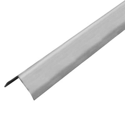 Hoekbeschermingsbeugel 3x gekant roestvrij staal geborsteld