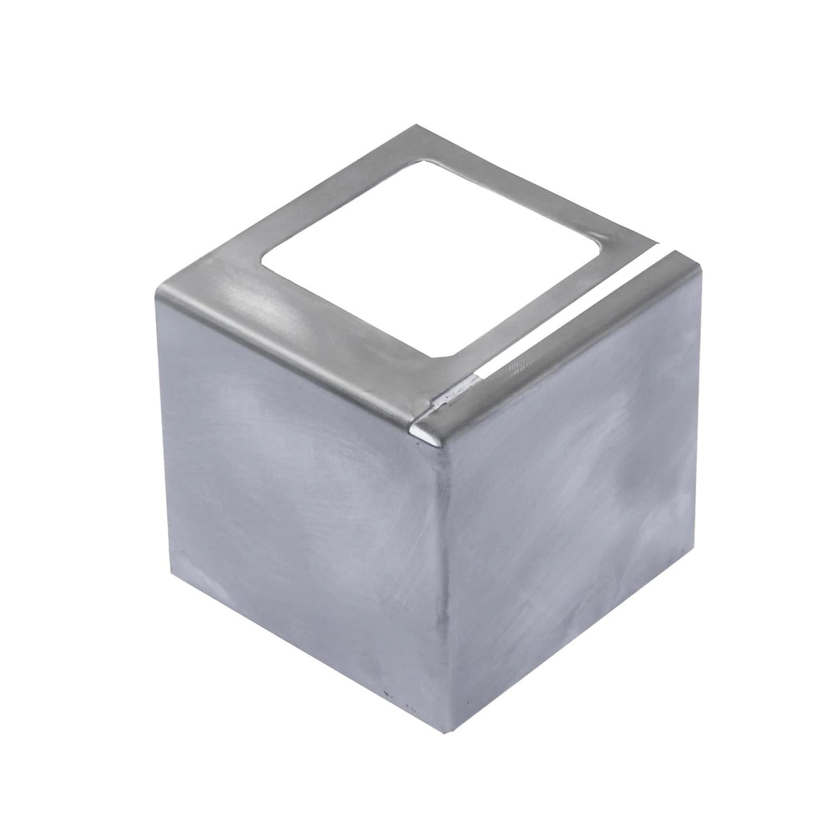 Eckstück für Balkonprofil L-Form Edelstahl