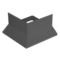 Eckstück Balkonprofil Splitt + Kies anthrazit beschichtet