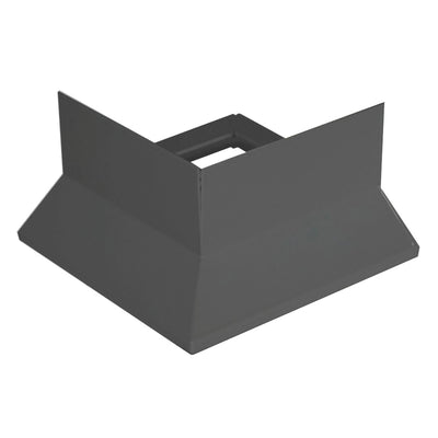 Hoekstuk balkonprofiel steenslag + grind antraciet