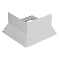 Eckstück Balkonprofil Splitt + Kies silber