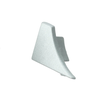 Eindkappen aansluitprofiel zilver