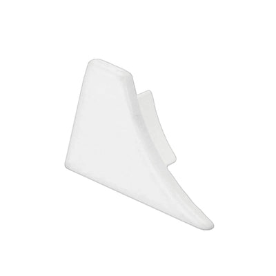 Eindkappen aansluitprofiel wit