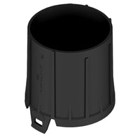 Erhöhungsstück aus schwarzem Kunststoff für Stelzlager Flexibal L 
#A0005233 #A0005234