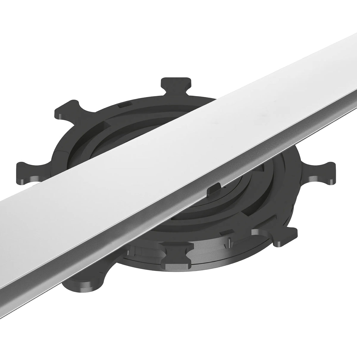 Stelzlager flach aus schwarzem PVC für Schienensystem Flexibal Pro
#A0005238
#A0005239