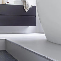 Ambientebild Florentiner Treppenprofil Alu silber im Innenbereich